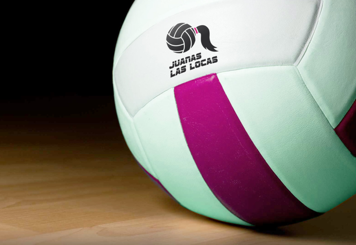 diseño identidad corporativa equipo voleibol femenino Juanas Las Locas