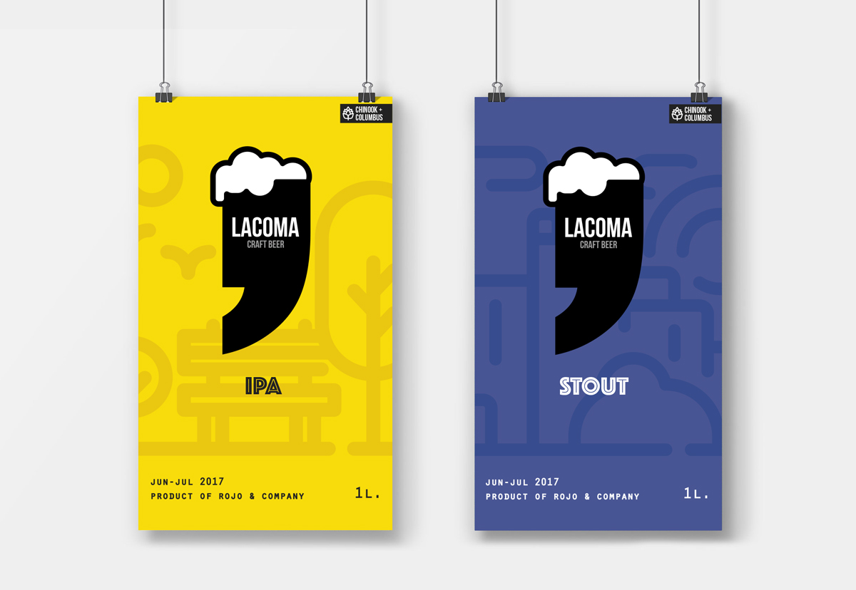 diseño identidad corporativa Cerveza Lacoma