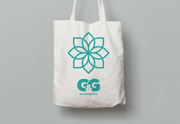 diseño identidad corporativa Farmacias G&G