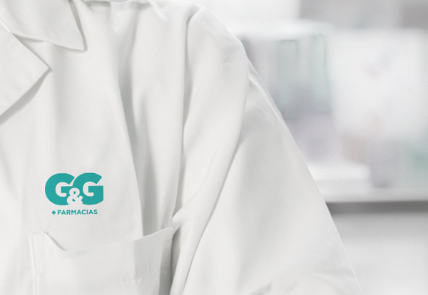 diseño identidad corporativa Farmacias G&G