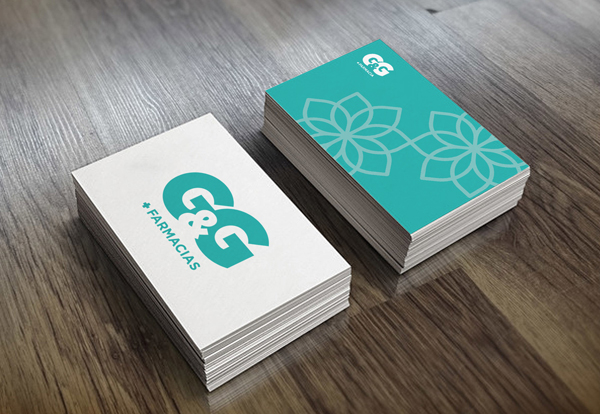 diseño identidad corporativa Farmacias G&G