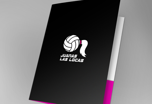 diseño identidad corporativa equipo voleibol femenino Juanas Las Locas
