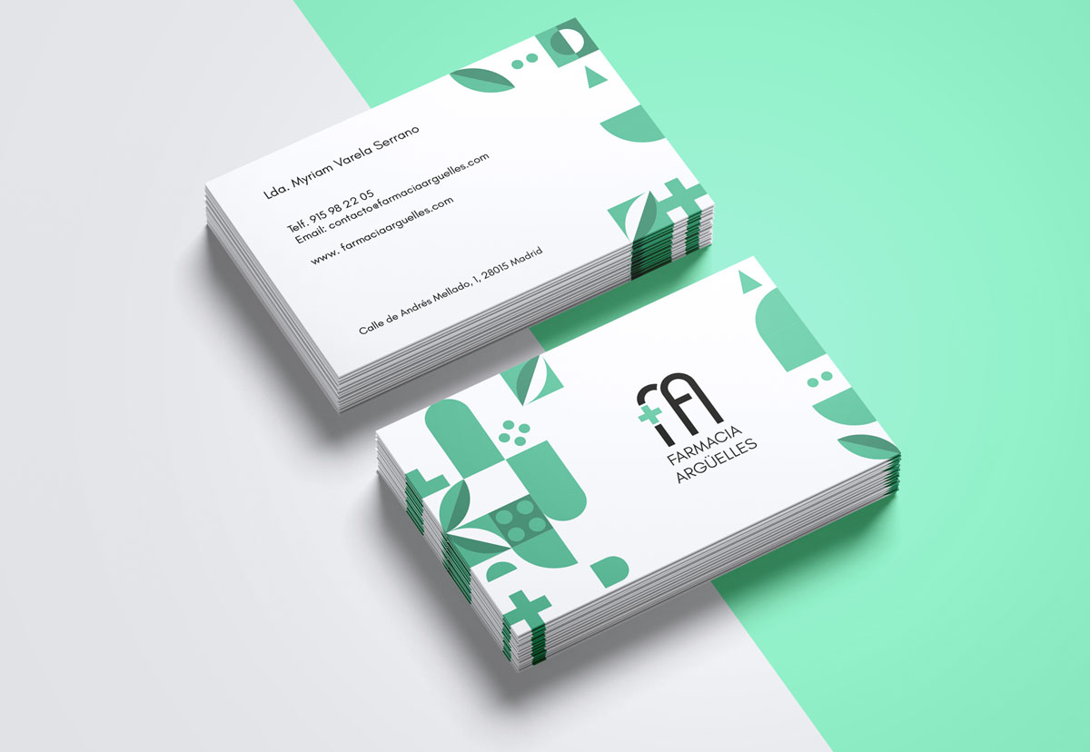 Identidad corporativa Farmacia Argüelles