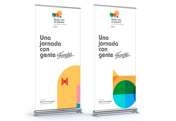 diseño Acción Solidaria Famosa - Ningún niño sin juguete