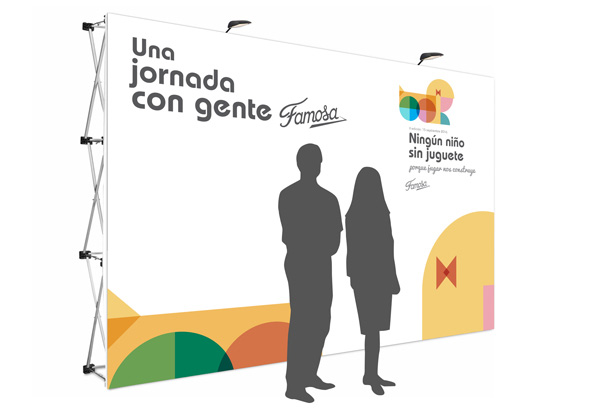 diseño Acción Solidaria Famosa - Ningún niño sin juguete
