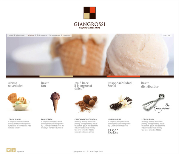 diseño web giangrosssi.es