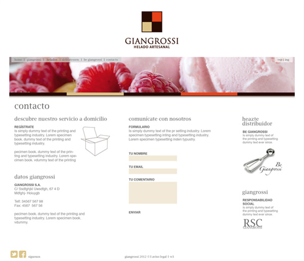 diseño web giangrosssi.es